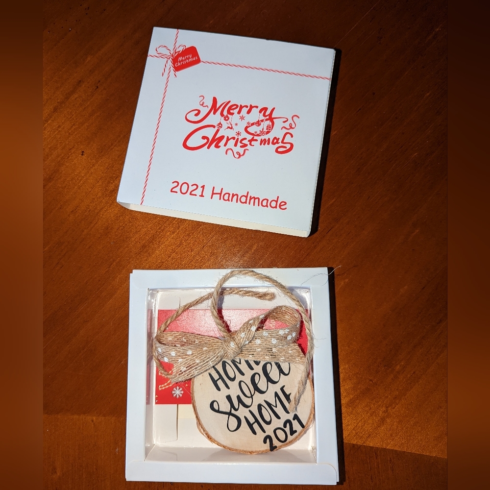 2 ornaments from 2021 never used new old stock!